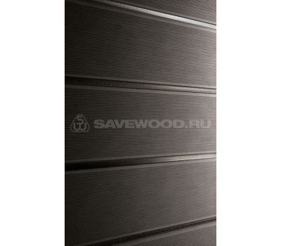 Профиль ДПК для заборов SW Agger Темно-коричневый глянцевый бесшовный от производителя  Savewood по цене 570 р