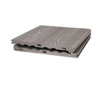 Ступени из ДПК МАССИВ 3Д WOOD Серый