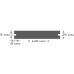 Террасная доска ДПК 3D Nevada/California Чёрная (полнотелая) от производителя  OutDoor по цене 1 226 р