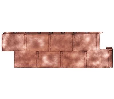Фасадные панели (цокольный сайдинг) коллекция Галактика - Медь от производителя  Т-сайдинг по цене 425 р