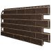 Фасадные панели (Цокольный Сайдинг) VOX Vilo Brick Тёмно-коричневый от производителя  Vox по цене 570 р