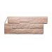 Фасадные панели (цокольный сайдинг) коллекция Камень Крупный - Терракотовый от производителя  Fineber по цене 650 р