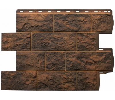 Фасадные панели (цокольный сайдинг)  Туф Иранский от производителя  Альта-профиль по цене 539 р