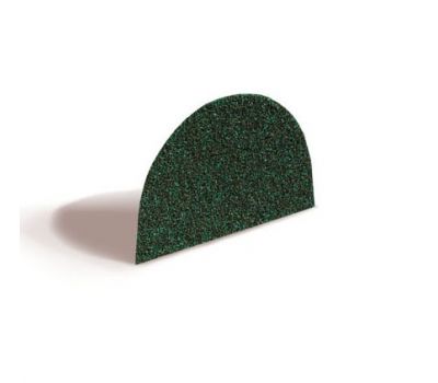 Заглушка конька полукруглого Зеленый от производителя  Metrotile по цене 480 р