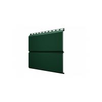 Металлический сайдинг ЭкоБрус 0,5 Quarzit lite RAL 6020 Хромовая зелень