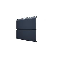 Металлический сайдинг ЭкоБрус 0,5 Satin RAL 7024 Мокрый асфальт