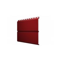 Металлический сайдинг ЭкоБрус 0,5 Satin RAL 3011 Оричнево-красный