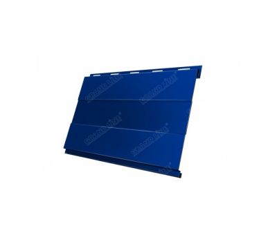 Металлический сайдинг Вертикаль (prof) 0,5 Atlas RAL 5005 Сигнальный синий от производителя  Grand Line по цене 1 150 р