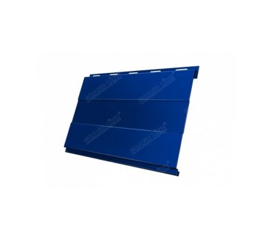 Металлический сайдинг Вертикаль (prof) 0,5 Satin RAL 5005 Сигнальный синий от производителя  Grand Line по цене 863 р