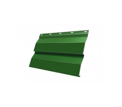 Металлический сайдинг Корабельная Доска 0,45 PE RAL 6002 Лиственно-зеленый от производителя  Grand Line по цене 725 р