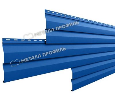 Металлический сайдинг МП СК-14х226 (ПЭ-01-5005-0.5) Синий насыщенный от производителя  Металл Профиль по цене 754 р