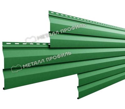 Металлический сайдинг МП СК-14х226 (ПЭ-01-6002-0.45) Зеленый лист от производителя  Металл Профиль по цене 601 р