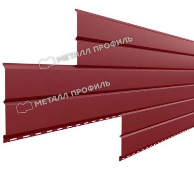 Металлический сайдинг МП СК-14х226 (ПРМ-03-3011-0.5) Коричнево-красный от производителя  Металл Профиль по цене 719 р