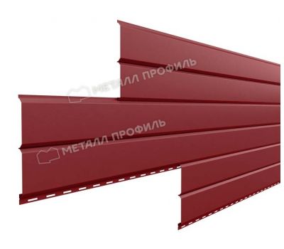 Металлический сайдинг Lбрус-15х240 (ПЭП-01-3011-0.45) Коричнево-красный от производителя  Металл Профиль по цене 359 р
