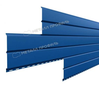 Металлический сайдинг Lбрус-15х240 (ПЭП-01-5005-0.45) Синий насыщенный от производителя  Металл Профиль по цене 359 р