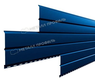 Металлический сайдинг Lбрус-15х240 (ПРМ-03-Met.Blue-0.5) Голубой Металлик от производителя  Металл Профиль по цене 729 р