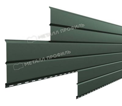 Металлический сайдинг Lбрус-15х240 (ПРМ-03-Pegasus-0.5) Светло-зеленый металлик от производителя  Металл Профиль по цене 729 р