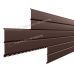 Металлический сайдинг Lбрус-15х240 (VikingMP-01-8017-0.45) Коричневый шоколад от производителя  Металл Профиль по цене 704 р