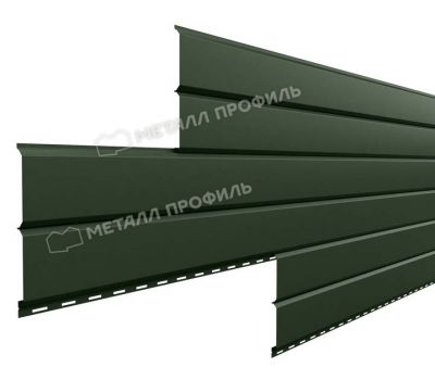 Металлический сайдинг Lбрус-15х240 (VikingMP E-20-6007-0.5) Бутылочно-зеленый от производителя  Металл Профиль по цене 1 160 р