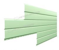 Металлический сайдинг Lбрус-15х240 NormanMP (ПЭ-01-6019-0.5) Зеленая пастель