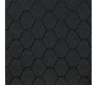 Гибкая черепица Шестигранник Серый от производителя  Docke по цене 359 р