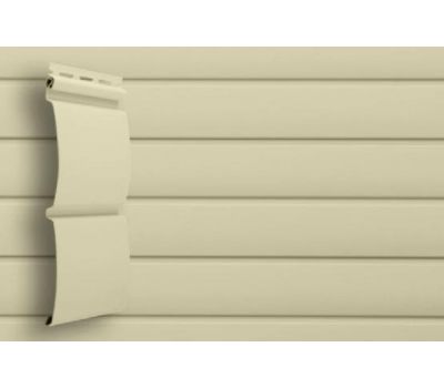 Виниловый сайдинг классик D4.8 Блокхаус - Слоновая Кость от производителя  Grand Line по цене 396 р