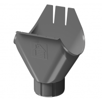 Воронка желоба D125, ГРАФИТ (RAL 7024) Воронка желоба D125, ГРАФИТ (RAL 7024)