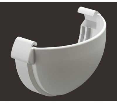 Заглушка желоба универсальная Lux ПВХ Пломбир от производителя  Docke по цене 150 р
